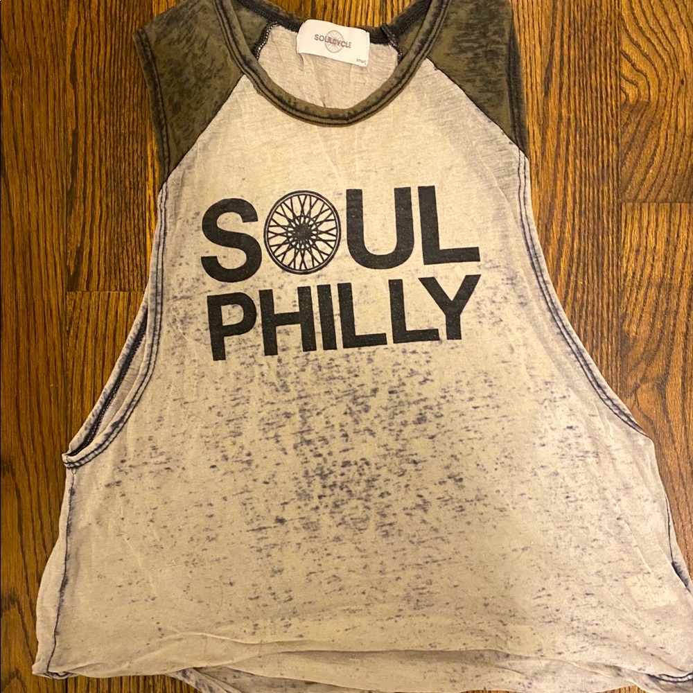 Soulcycle Philadelphia Burnout Workout Tank Top